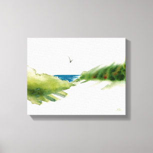 Beach Dunes Print Canvastryck