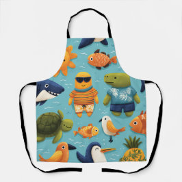 Beach Escape All-Over Print Apron Gift