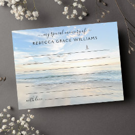 Beach  ett minnesfoto vykort