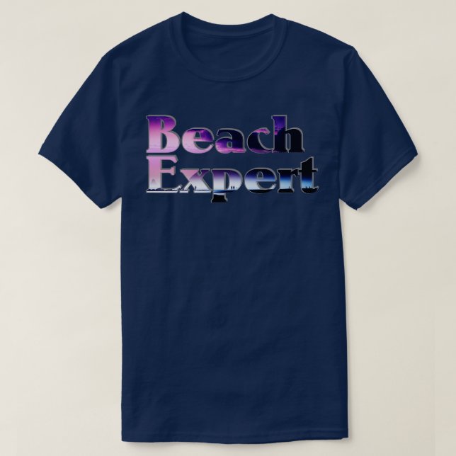 Beach Expert T Shirt (Design framsida)