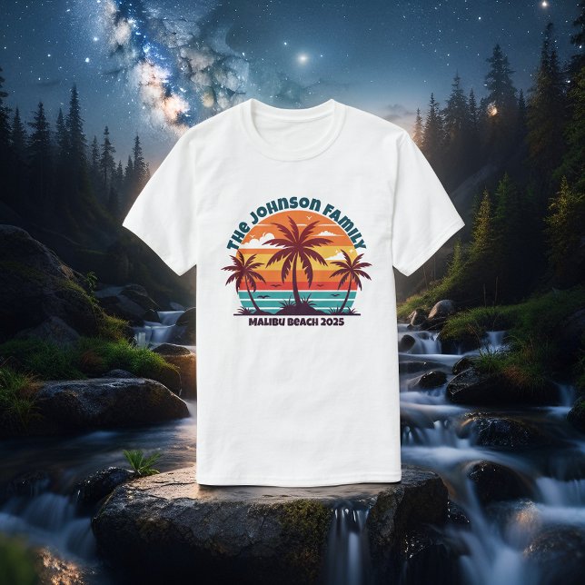 Beach Family Reunion Anpassningsbar Cruise Summer  T Shirt (Skapare uppladdad)