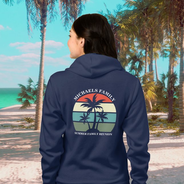 Beach Family Reunion Handflatan Träd Sunset Women' T Shirt (Skapare uppladdad)
