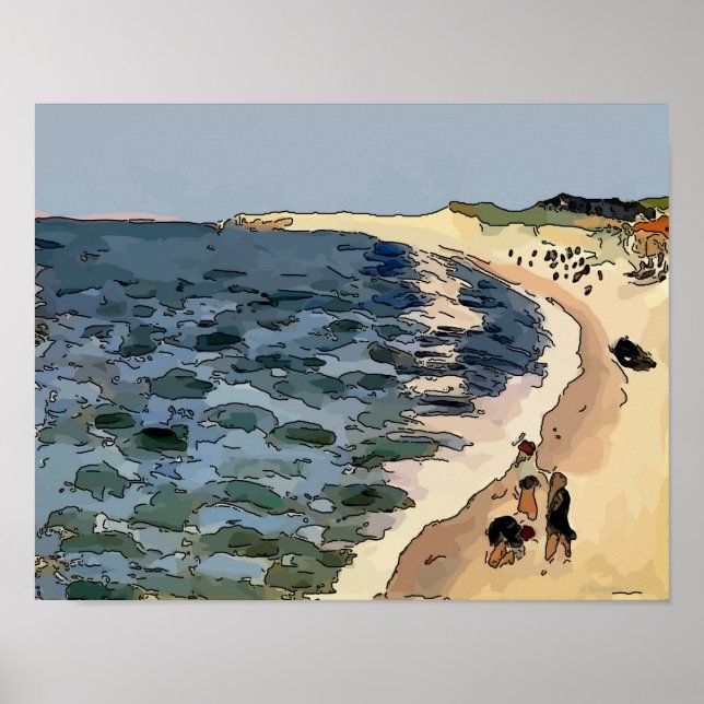 Beach, Fauvism Poster (Framsidan)