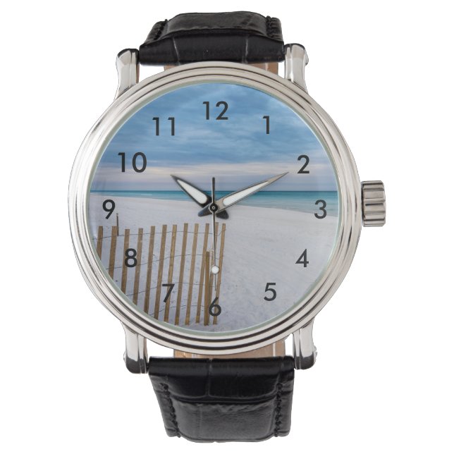 Beach Fence MorgDestin Florida Armbandsur (Framsida)