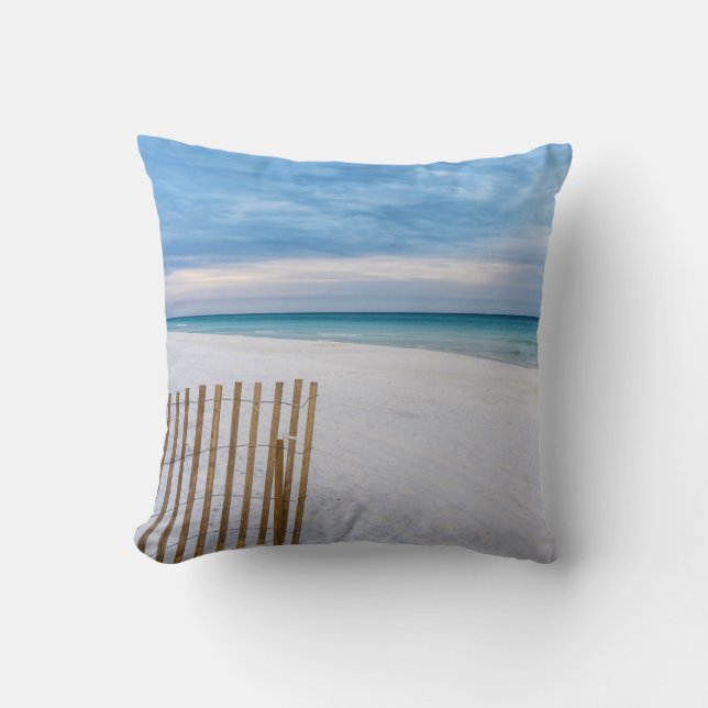 Beach Fence MorgDestin Florida Pillow Kudde (Framsida)