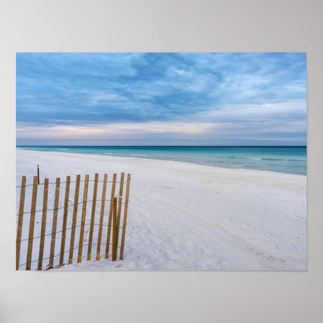 Beach Fence MorgDestin Florida Poster (Framsidan)