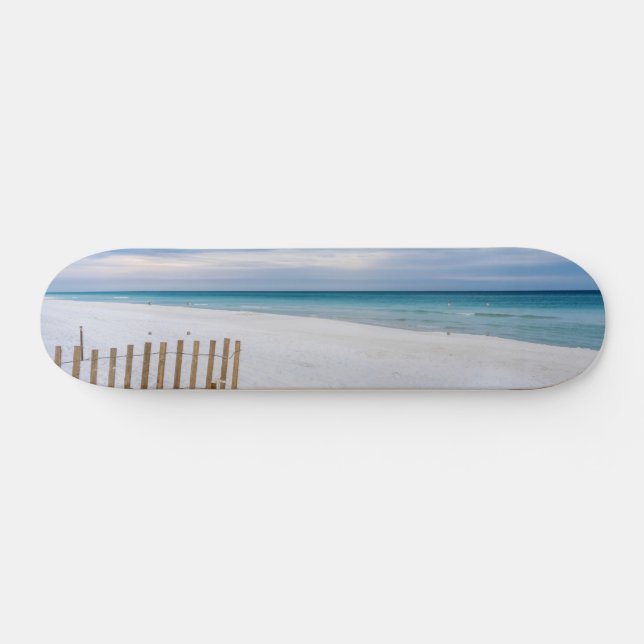 Beach Fence MorgDestin Florida Skateboard (Horz)