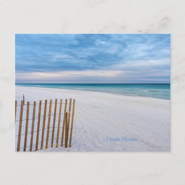 Beach Fence MorgDestin Florida-vykort Vykort (Framsida)