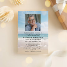 Beach Firande of Life Photo Funeral Memorial