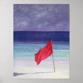 Beach Flagga - Storm Warning 1985 Poster