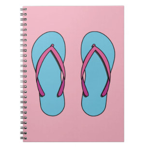 Beach Flinflip flops Anteckningsbok