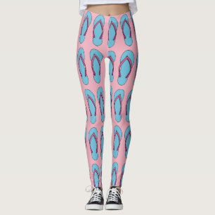 Beach Flinflip flops Leggings