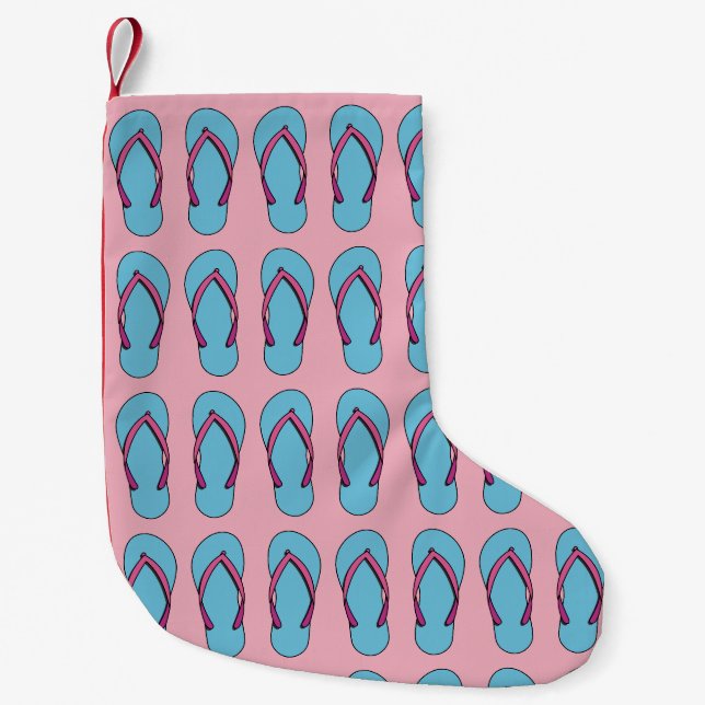 Beach Flinflip flops Liten Julstrumpa (Framsidan)