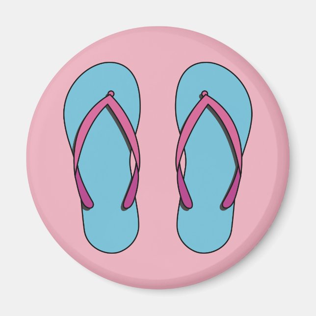 Beach Flinflip flops Magnet (Framsidan)