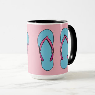 Beach Flinflip flops Mugg