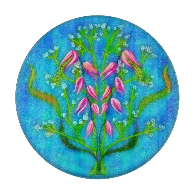 Beach Flowers Acrylic Painting (Framsidan)