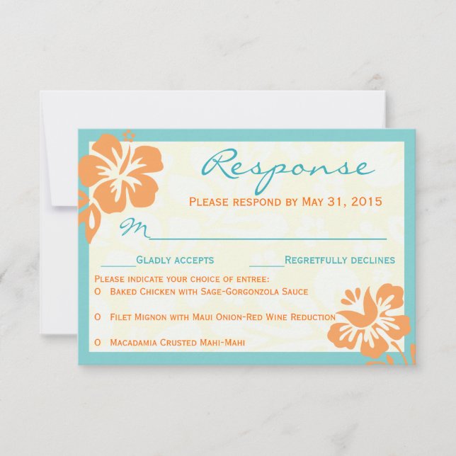 Beach Flowers OSA Orange & Teal (Framsida)