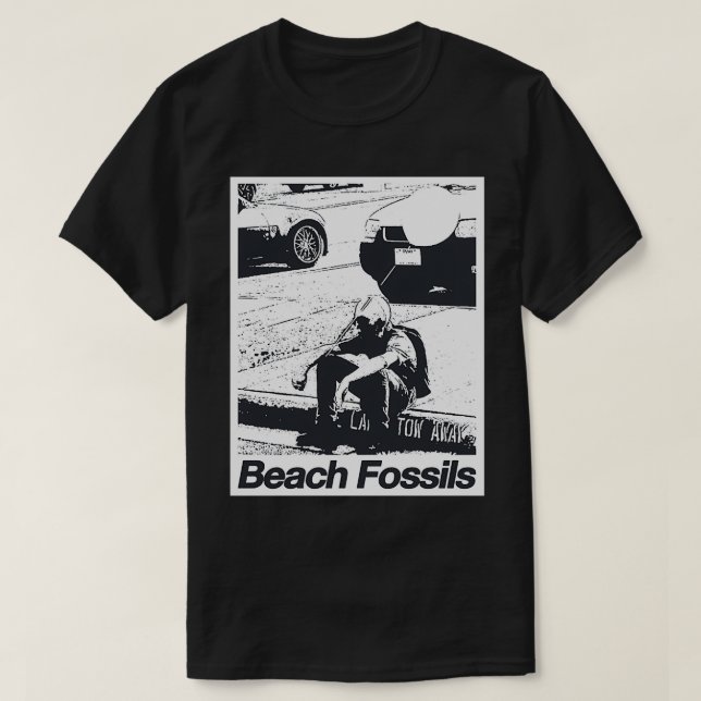 Beach fossils fanart t shirt (Design framsida)