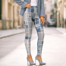 Beach Geometric Watercolor Mönster Legging