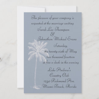 Beach Getaway-inbjudan med Smokey Beach 5 x 7 Inbjudningar
