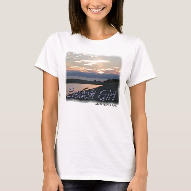 Beach Girl 1 - Shirt Tröja (Framsida)