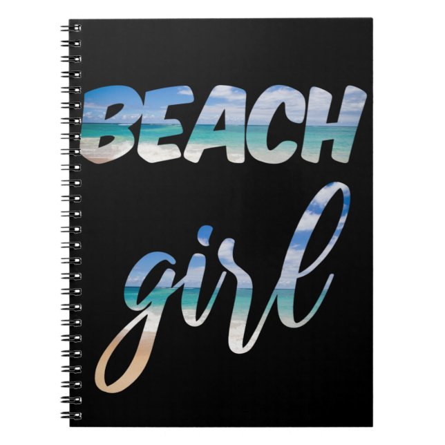 Beach Girl Anteckningsbok (Framsidan)