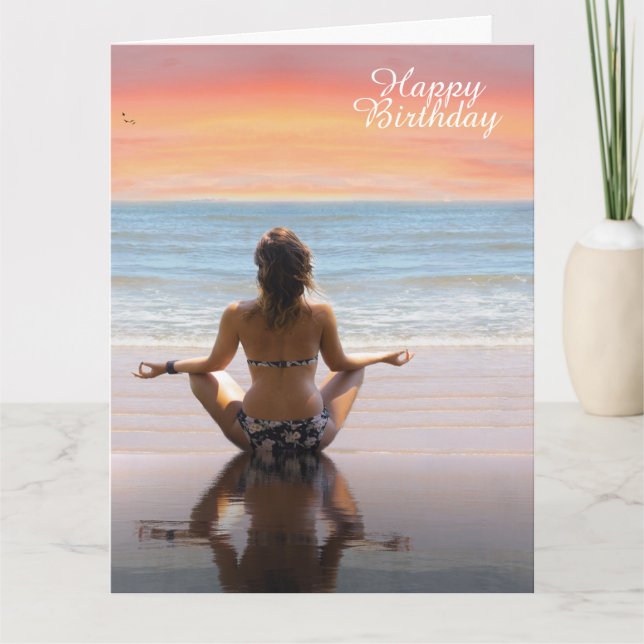 Beach Girl Kort (Framsida)