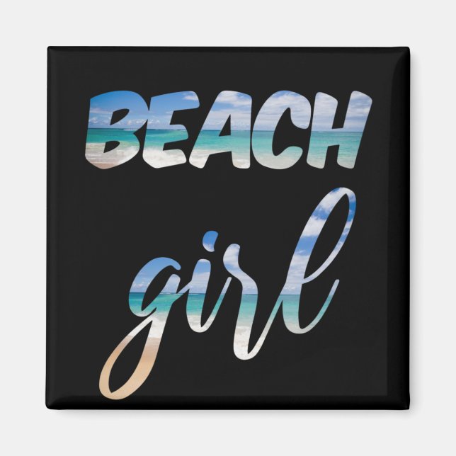 Beach Girl Magnet (Framsidan)