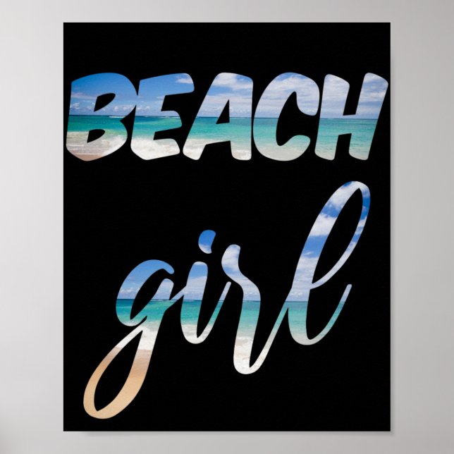 Beach Girl Poster (Framsidan)