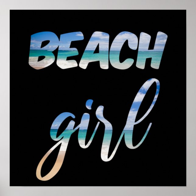 Beach Girl Poster (Framsidan)
