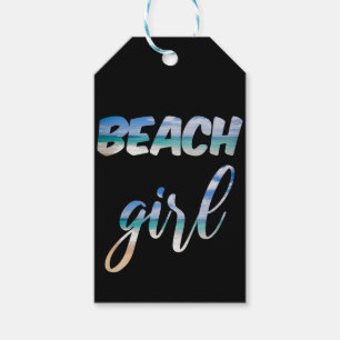 Beach Girl Presentetikett