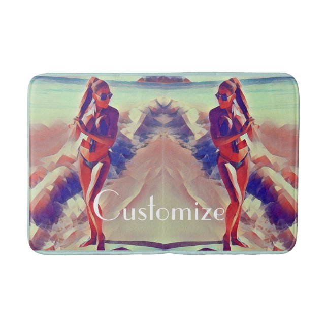 Beach Girl Thunder_Cove Badrumsmatta (Framsidan)