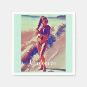 Beach Girl Thunder_Cove Pappersservett