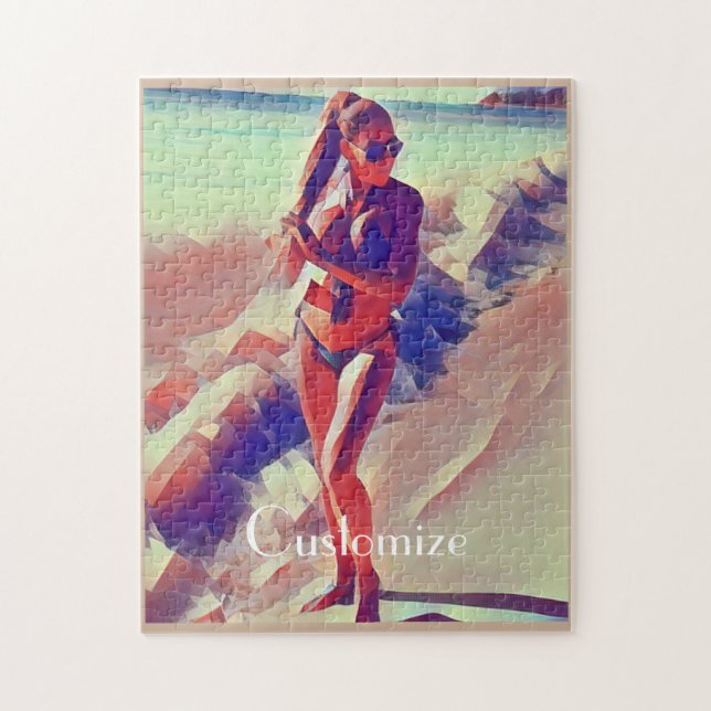 Beach Girl Thunder_Cove Pussel (Vertikal)
