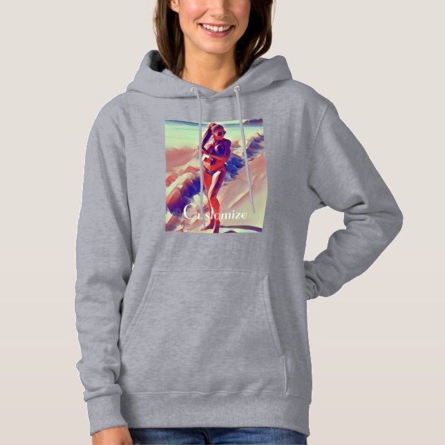 Beach Girl Thunder_Cove T Shirt (Framsida)