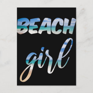 Beach Girl Vykort