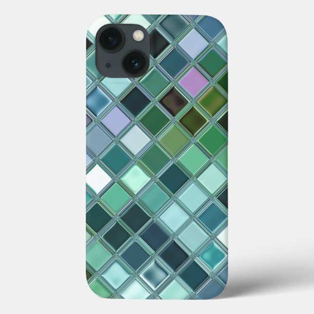 Beach Glass Mosaic Tile Art (Baksida)