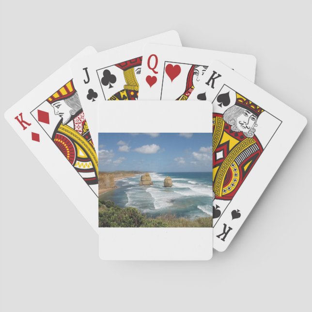 Beach-glöd Spel Kort (Baksidan)