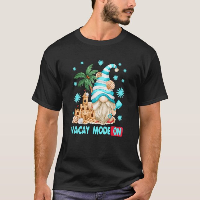 Beach Gnome for Women and Manar sommar Vacay Mode T Shirt (Framsida)