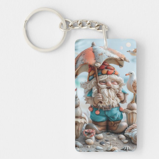 Beach gnome med paraply (Framsidan)