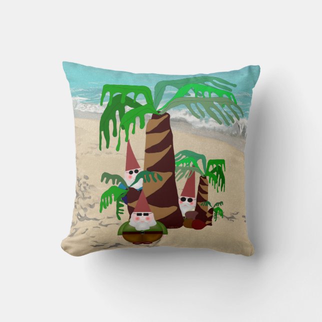 Beach Gnomes Kudde (Framsida)