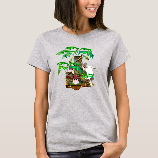 Beach Gnomes Women's T-Shirt (Framsida)