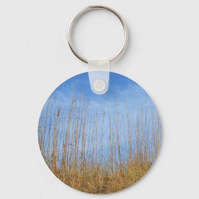 Beach Grass by Shirley Taylor Nyckelring (Framsida)