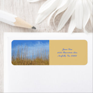 Beach Grass by Shirley Taylor Returadress Etikett