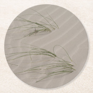 Beach Grass Underlägg Papper Rund