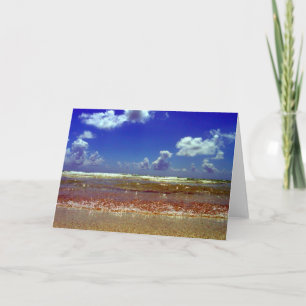 ~Beach~ GREETING CARD, ANPASSAT DET! Kort