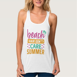 Beach Hair Sköt inte sommartid-54804 Linne Med Racerback