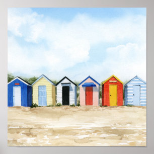 Beach Hals I Poster