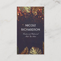 Beach Handflatan Löv och Vintage String Ljus Chic