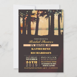 Beach Handflatan Sunset Inbjudningskort för möhipp